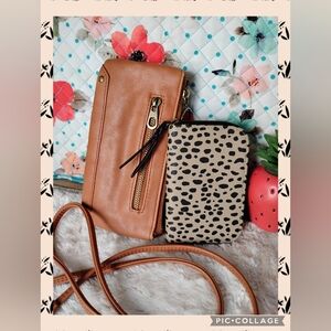 Universal Thread Black Wallet & Cross body Purse.